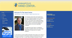 Desktop Screenshot of annapolishandcenter.com